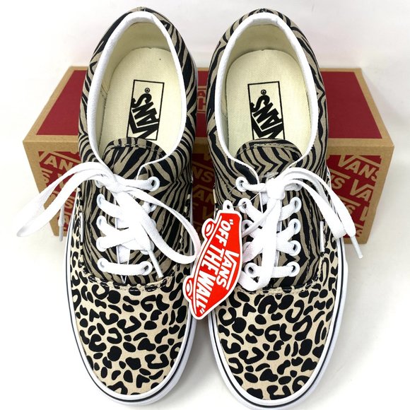 💖MEGA SALE💖Vans Era   Leopard Tiger Skateboarding Women's  Safari VN0A54F19M7 - Picture 5 of 12